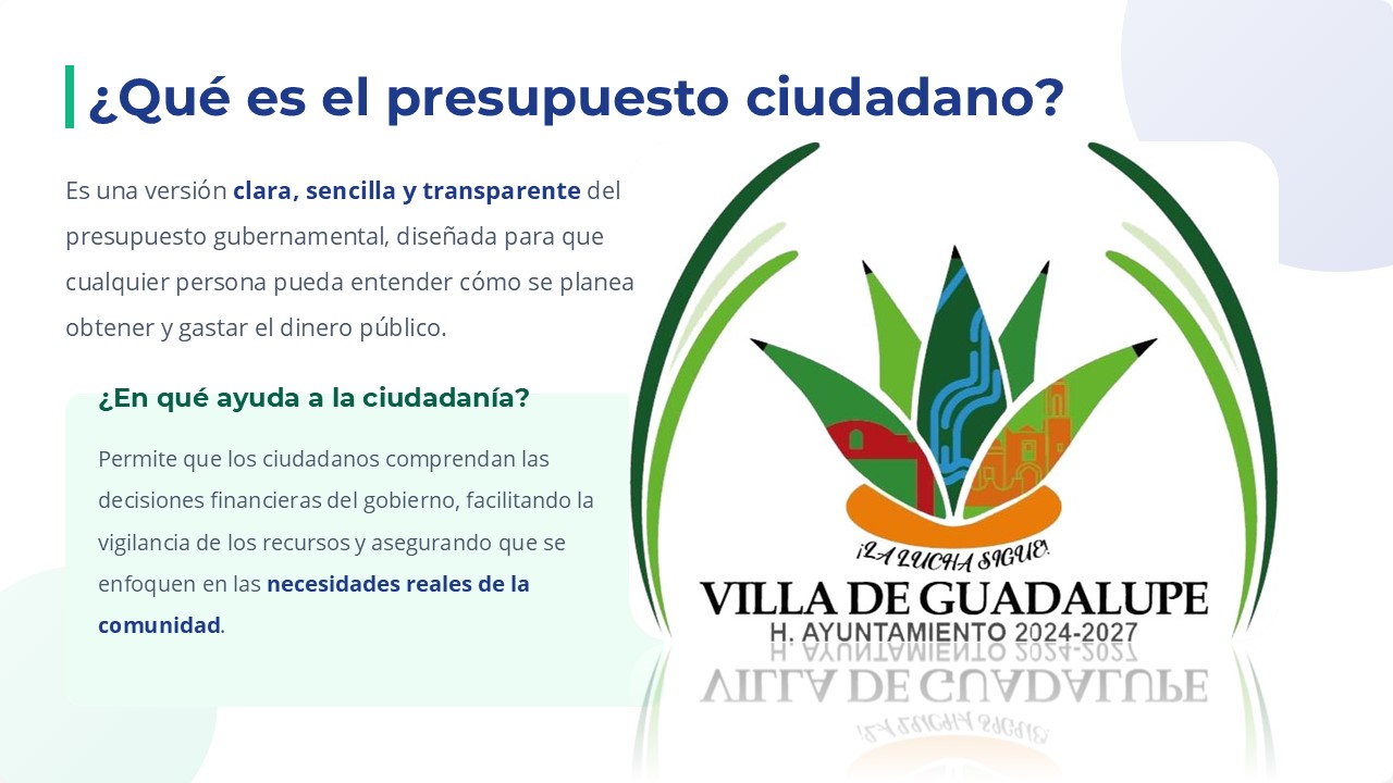 ¿Qué es el presupuesto ciudadano?